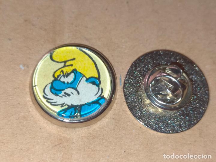 Pins de colecci&oacute;n: PIN REDONDO METAL - dibujos animados COMIC - LOS PITUFOS