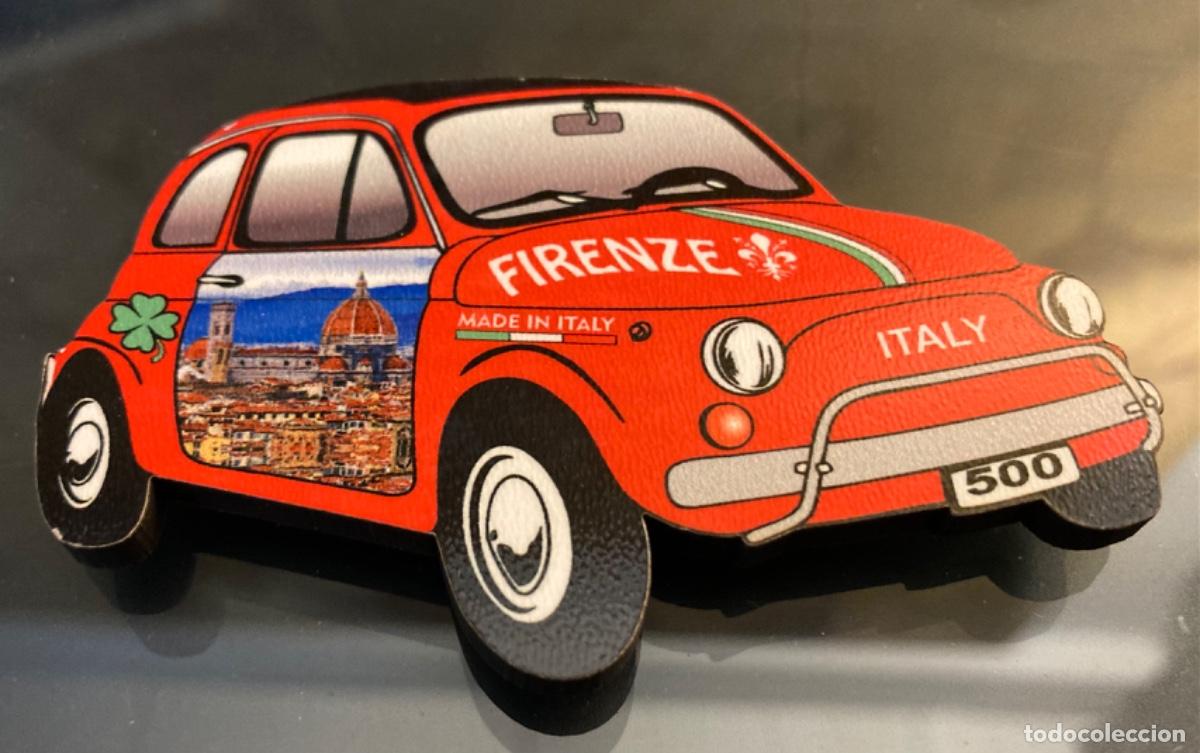 Pins de colecci&oacute;n: Pin de nevera Fiat 500 Florencia (Italia)
