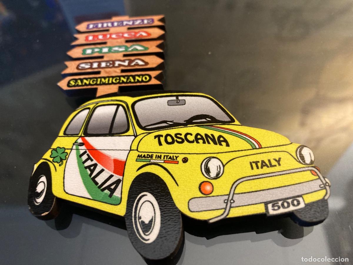 Pins de colecci&oacute;n: Pin de nevera Fiat 500 Toscana (Italia)