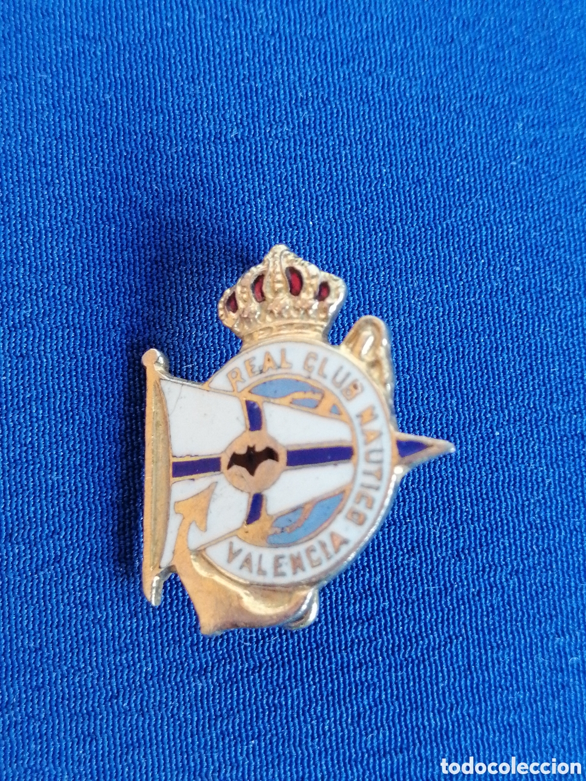 Pins e Spille di collezione: REAL CLUB NAUTICO VALENCIA INSIGNIA DE ALFILER ANTIGUA