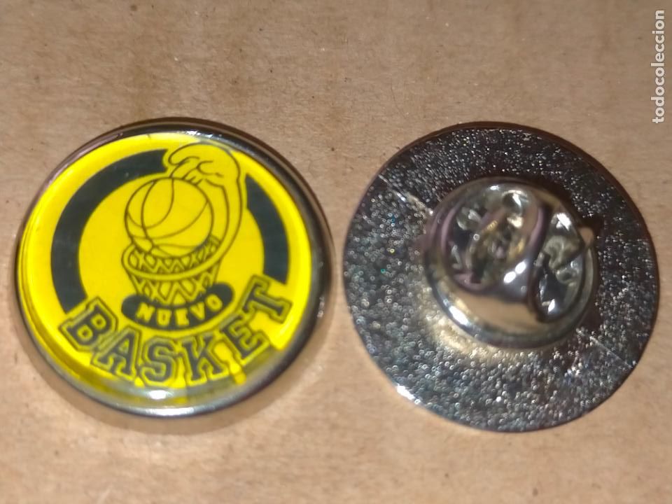 Pins e Spille di collezione: PIN REDONDO METAL - BASKET BALONCESTO