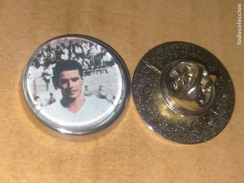 Collection pins: PIN REDONDO METAL - FUTBOL JUGADOR REAL MADRID .