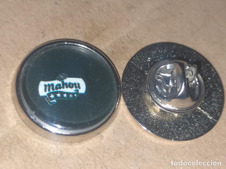 Pins de colecci&oacute;n: pin redondo metal - cerveza Mahou