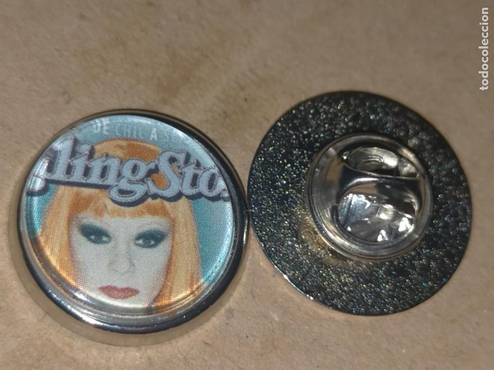 Pins de colecci&oacute;n: pin redondo metal - musica cantante grupo - Olvido Gara Alaska