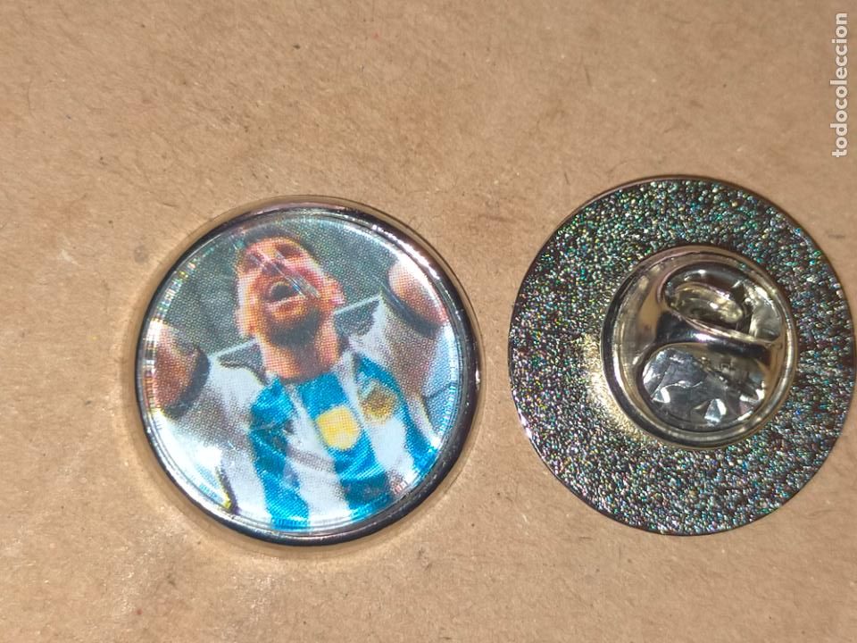 Pin's de collection: PIN REDONDO METAL - FUTBOL LEO MESSI