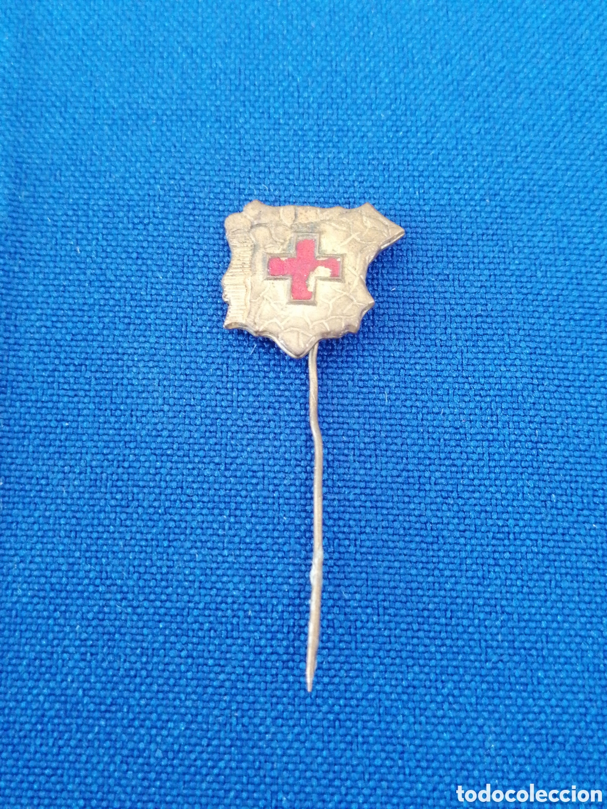 Pins de colecci&oacute;n: CRUZ ROJA MAPA DE ESPA&Ntilde;A INSIGNIA DE ALFILER ANTIGUA