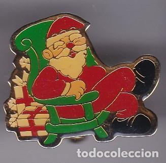 Pins de colecci&oacute;n: ANTIGUA INSIGNIA IMPERDIBLE DE PAPA NOEL (NAVIDAD-CHRISTMAS)