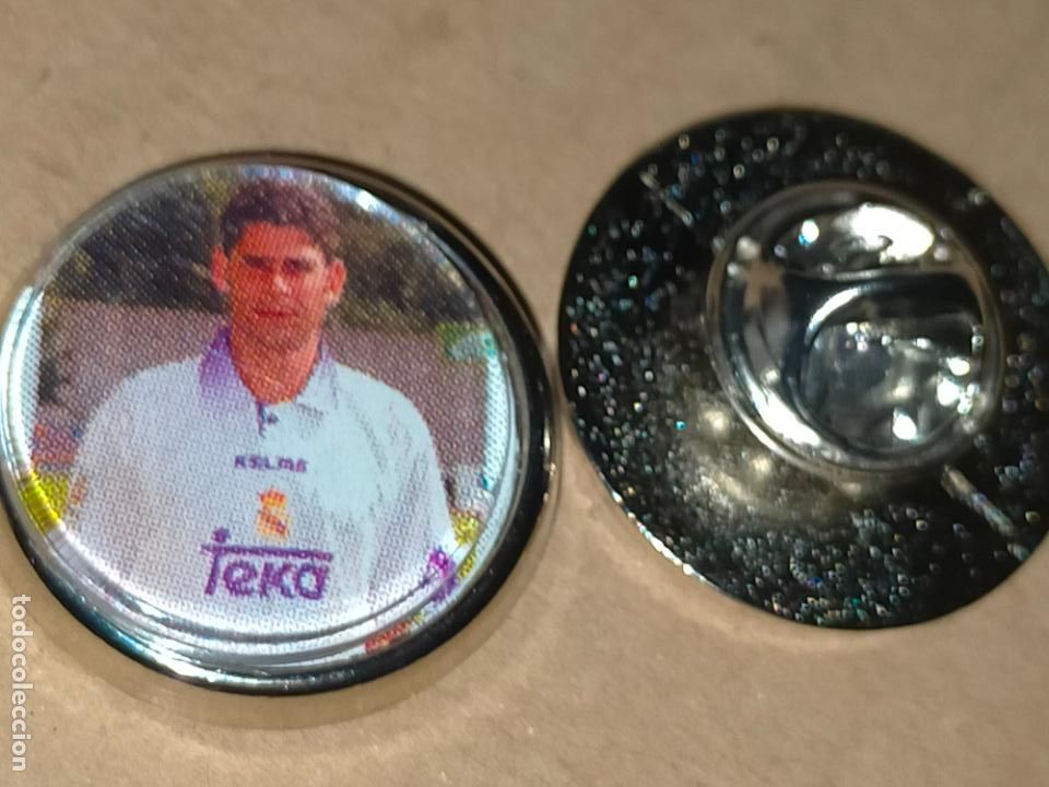 Pins de cole&ccedil;&atilde;o: PIN REDONDO METAL - FUTBOL EQUIPO COMPONENTE O JUGADOR DEL REAL MADRID