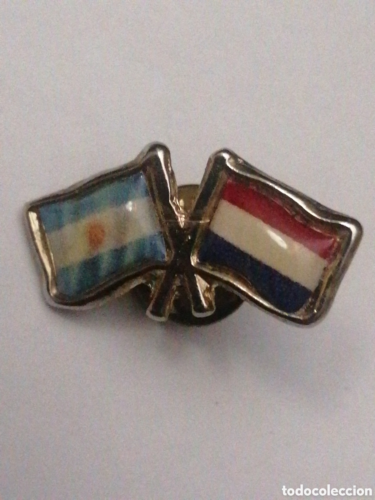 Pins de cole&ccedil;&atilde;o: Pin bandera argentina Paraguay Holanda Nederland