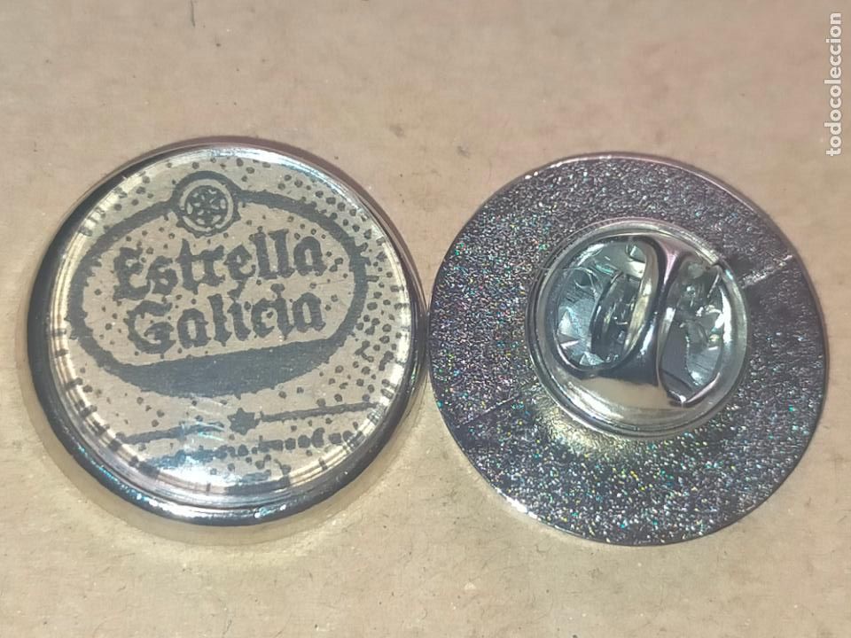 Pins de colecci&oacute;n: PIN REDONDO METAL - cerveza estrella galicia