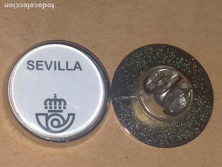 Pins e Spille di collezione: PIN REDONDO METAL - escudo Correos y tel&eacute;grafos Espa&ntilde;a - sevilla
