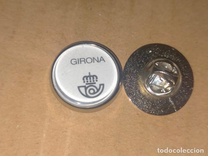 Collection pins: PIN REDONDO METAL - escudo Correos y tel&eacute;grafos Espa&ntilde;a - girona
