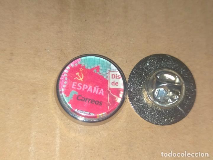 Collection pins: PIN REDONDO METAL - escudo Correos y tel&eacute;grafos Espa&ntilde;a -