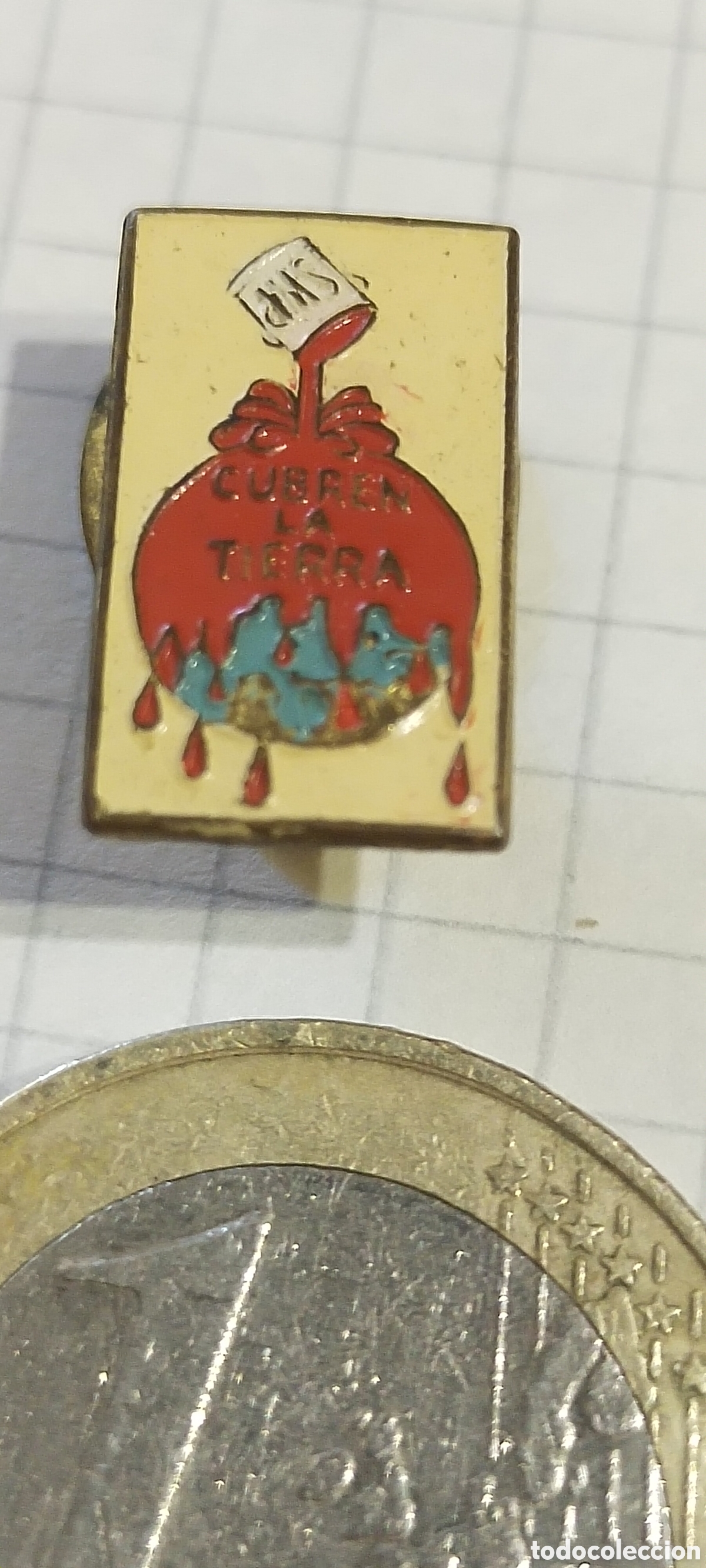 Pins de colecci&oacute;n: Pin cubren la tierra pintura