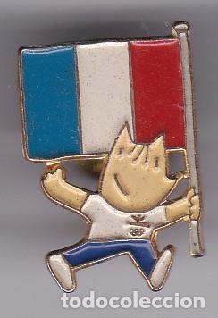 Pins de colecci&oacute;n: PIN DE COBI CON LA BANDERA DE FRANCIA DE LAS OLIMPIADAS DE BARCELONA 92 (OLYMPIC GAMES)