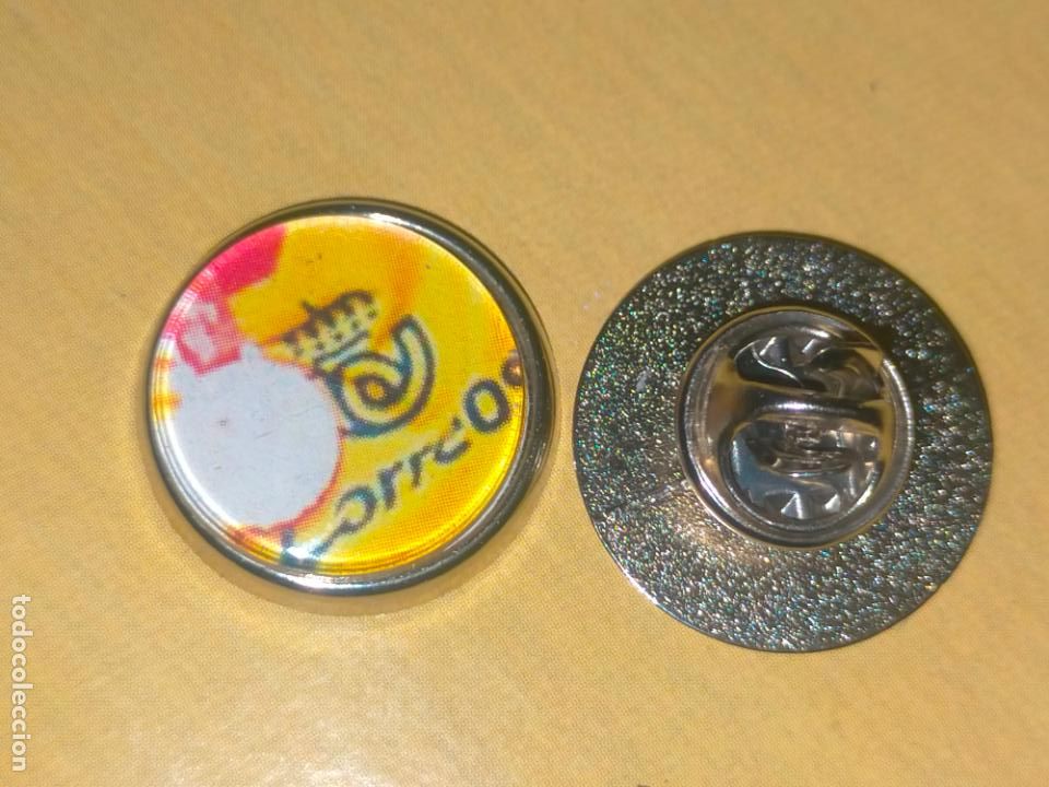 Pins de cole&ccedil;&atilde;o: PIN REDONDO METAL - ESCUDO CORREOS Y TEL&Eacute;GRAFOS ESPA&Ntilde;A