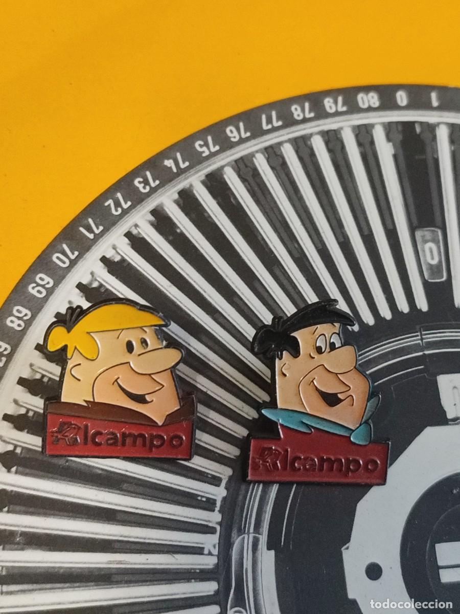 Pins de colecci&oacute;n: Picapiedra 2 PIN PROMOCIONAL SUPERMERCADO ALCAMPO