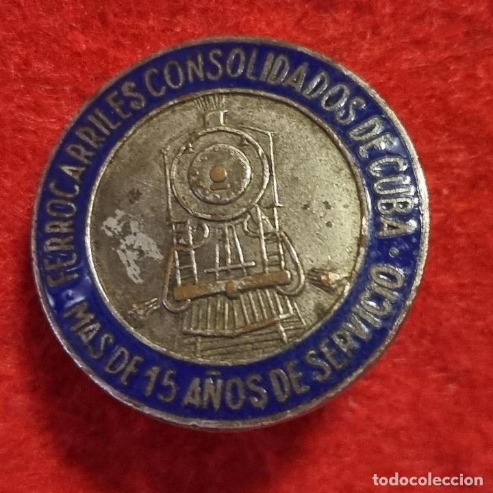 Pins e Spille di collezione: PIN O INSIGNIA PUBLICIDAD FERROCARRILES CONSOLIDADOS DE CUBA MAS DE 15 A&Ntilde;OS ORIGINAL PP7