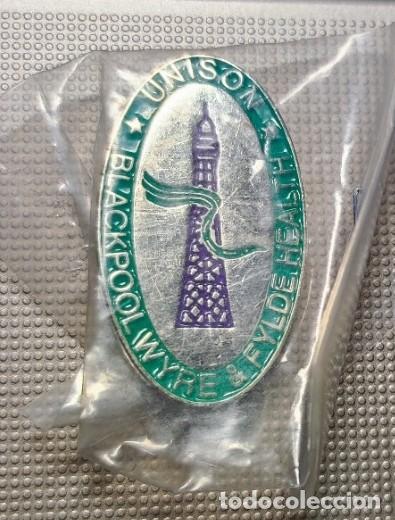 Pins de colecci&oacute;n: INSIGNIA COMERCIAL UNISON BLACKPOOL WYRE FYLDE HEALTH