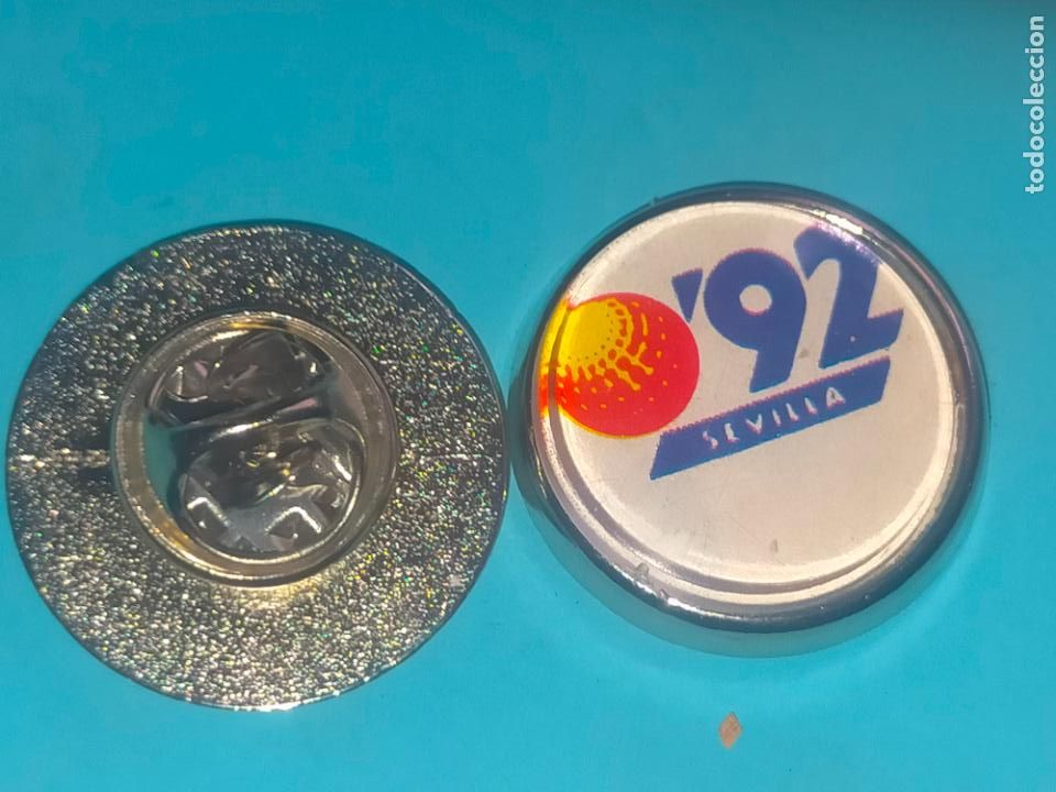 Collection pins: PIN REDONDO METAL - sevilla expo 92