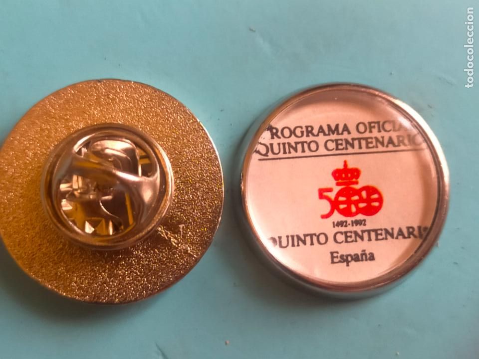 Pins de colecci&oacute;n: PIN REDONDO METAL - QUINTO CENTENARIO 500 A&Ntilde;OS REGATA CRISTOBAL COLON