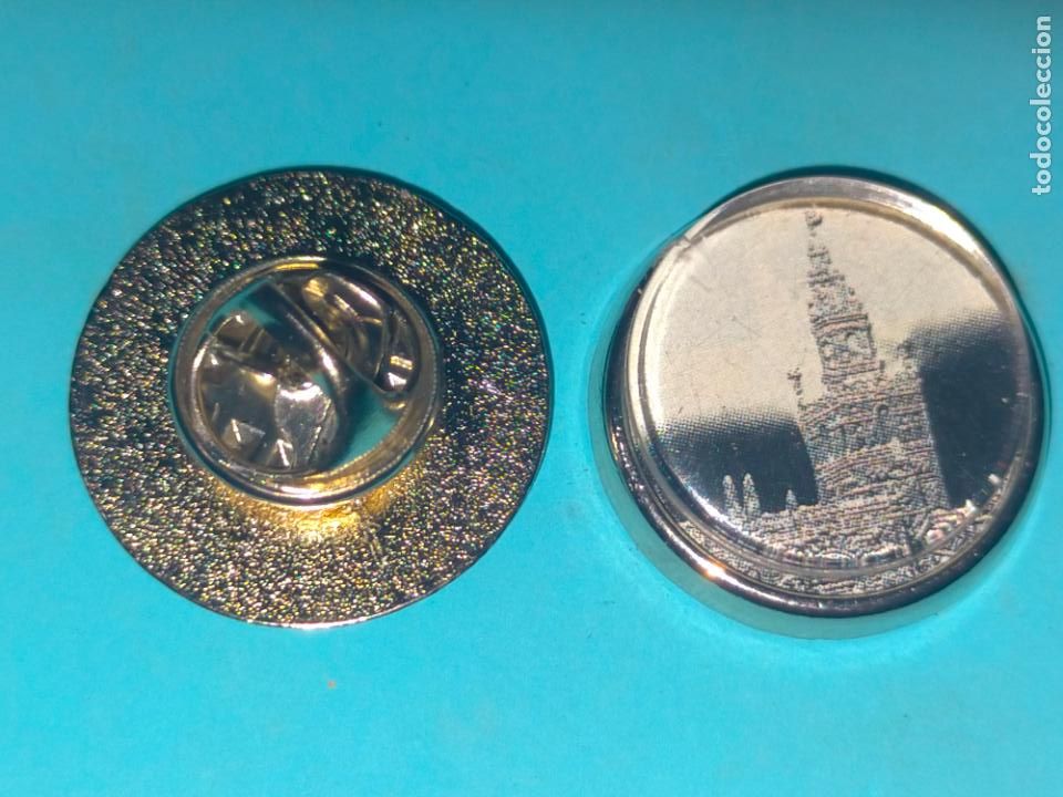 Pins de colecci&oacute;n: PIN REDONDO imagen de moneda conmemorativa descubrimiento Am&eacute;rica Crist&oacute;bal Col&oacute;n quinto centenario