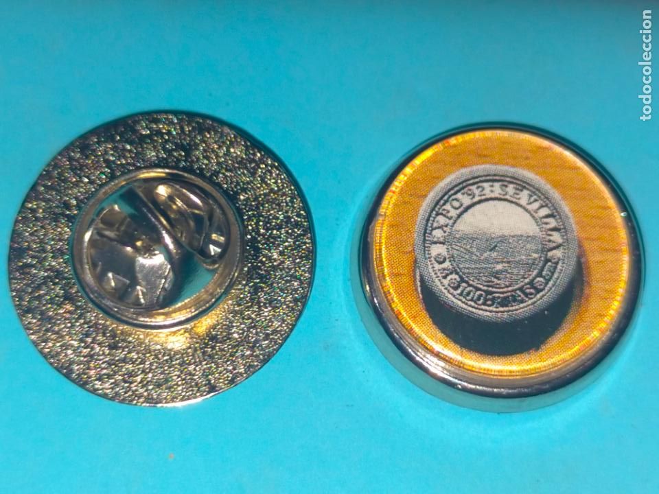 Sammlung von Pins: PIN REDONDO imagen de moneda conmemorativa descubrimiento Am&eacute;rica Crist&oacute;bal Col&oacute;n quinto centenario