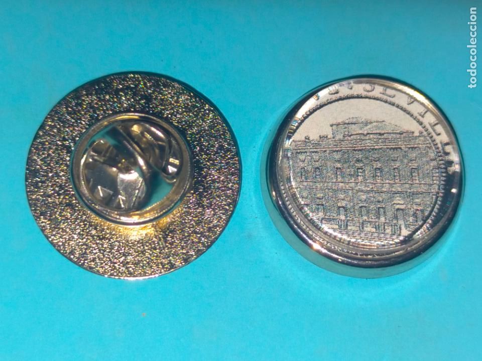 Pins de colecci&oacute;n: PIN REDONDO imagen de moneda conmemorativa descubrimiento Am&eacute;rica Crist&oacute;bal Col&oacute;n quinto centenario