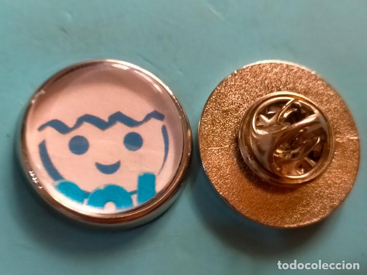 Pin's de collection: PIN REDONDO METAL - JUGUETES PLAYMOBIL