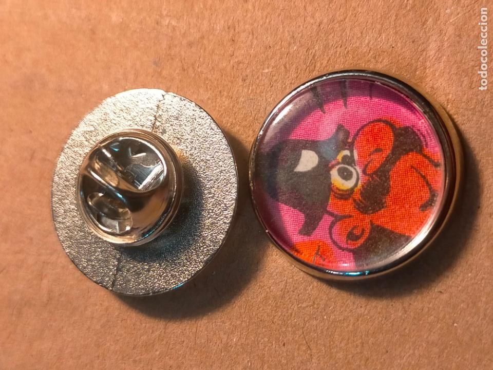 Collection pins: PIN REDONDO METAL - c&oacute;mic Mortadelo y Filem&oacute;n tebeos