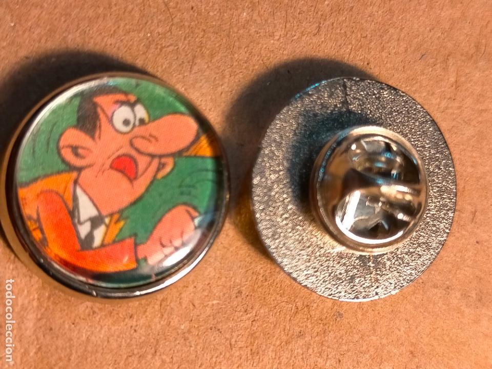 Pin's de collection: PIN REDONDO METAL - c&oacute;mic Mortadelo y Filem&oacute;n tebeos