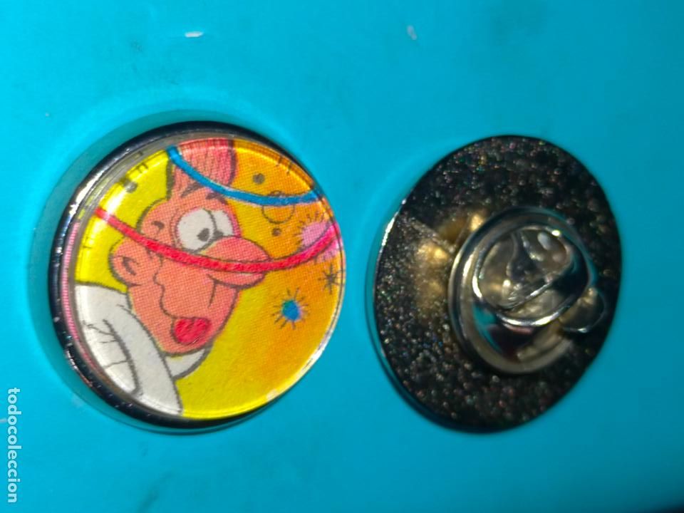 Pin's de collection: PIN REDONDO METAL - c&oacute;mic Mortadelo y Filem&oacute;n tebeos