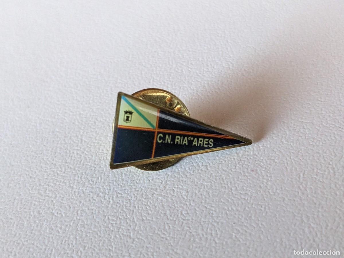 Pins de colecci&oacute;n: PIN CLUB NAUTICO RIA DE ARES - PIN MUY DIFICIL A&Ntilde;OS 80-90