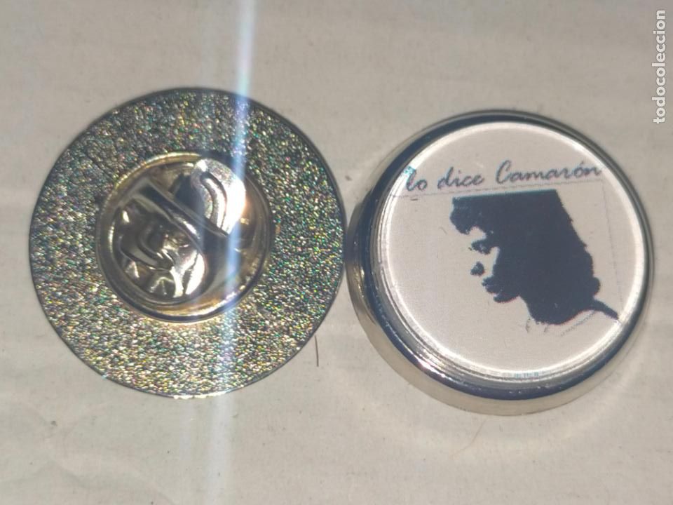 Pins de colecci&oacute;n: pin redondo metal - musica cantante grupo - FLAMENCO CAMARON DE LA ISLA