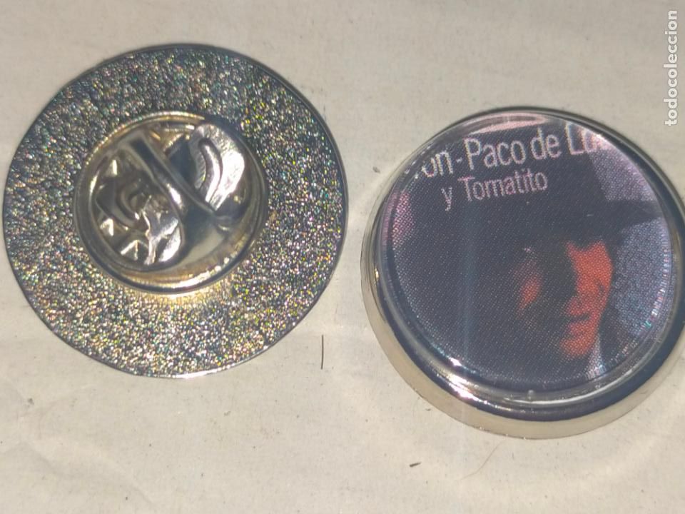 Pins de colecci&oacute;n: pin redondo metal - musica cantante grupo - FLAMENCO CAMARON DE LA ISLA