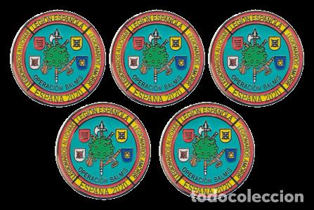 Pins de colecci&oacute;n: Pack 5 Pins de Solapa Operaci&oacute;n Balmis 2020 Legion Espa&ntilde;ola