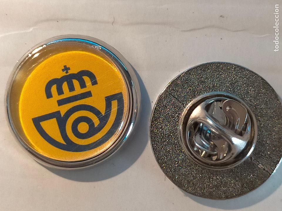 Pins de colecci&oacute;n: pin redondo metal - CORREOS Y TELEGRAFOS ESPA&Ntilde;A