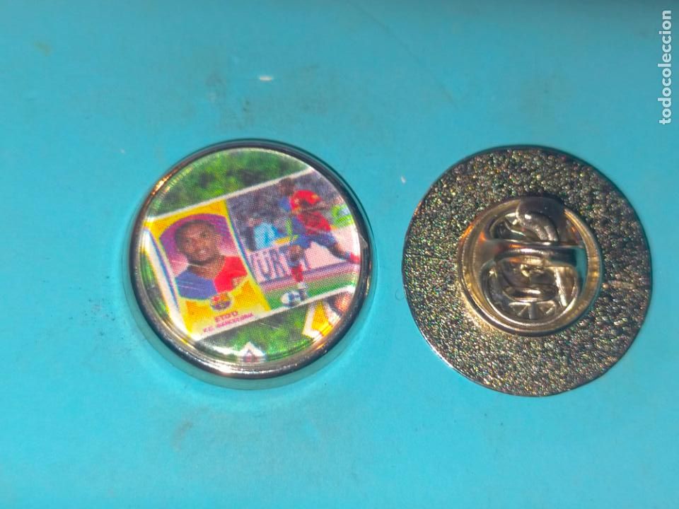 Collection pins: PIN REDONDO METAL - FUTBOL CLUB BARCELONA JUGADOR ETOO ETO&acute;O