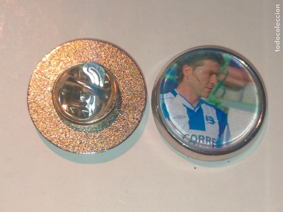 Collection pins: PIN REDONDO METAL - FUTBOL CLUB DEPORTIVO ALAV&Eacute;S JUGADOR PLANTILLA
