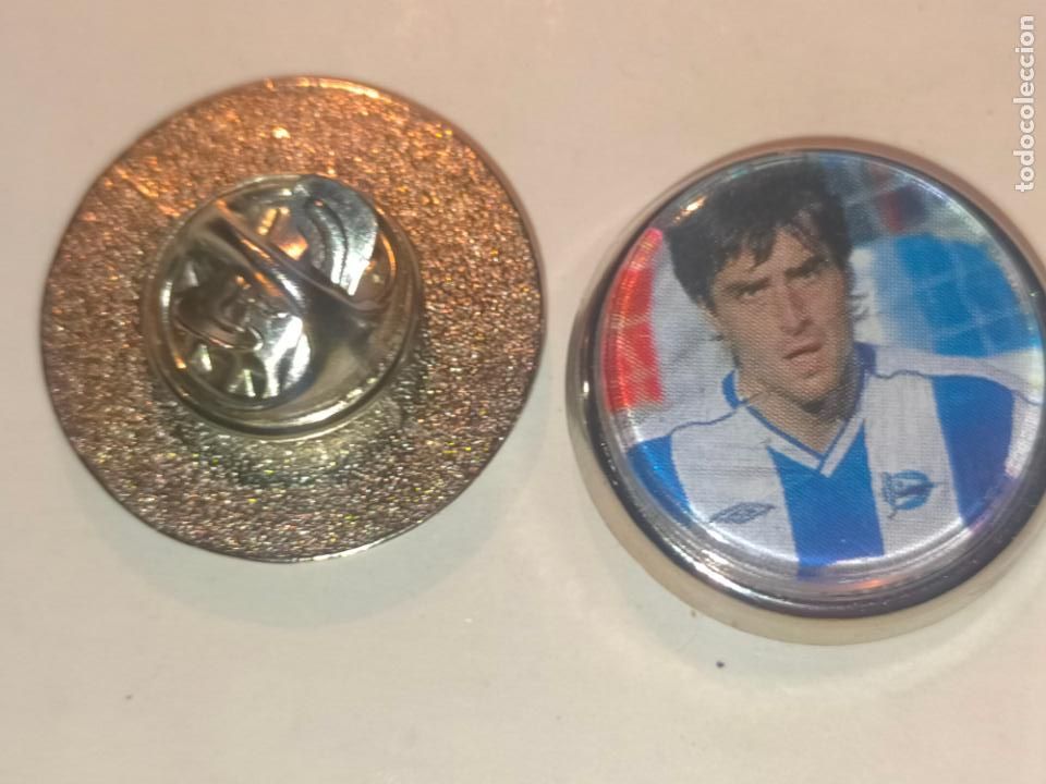 Collection pins: PIN REDONDO METAL - FUTBOL CLUB DEPORTIVO ALAV&Eacute;S JUGADOR PLANTILLA EQUIPO
