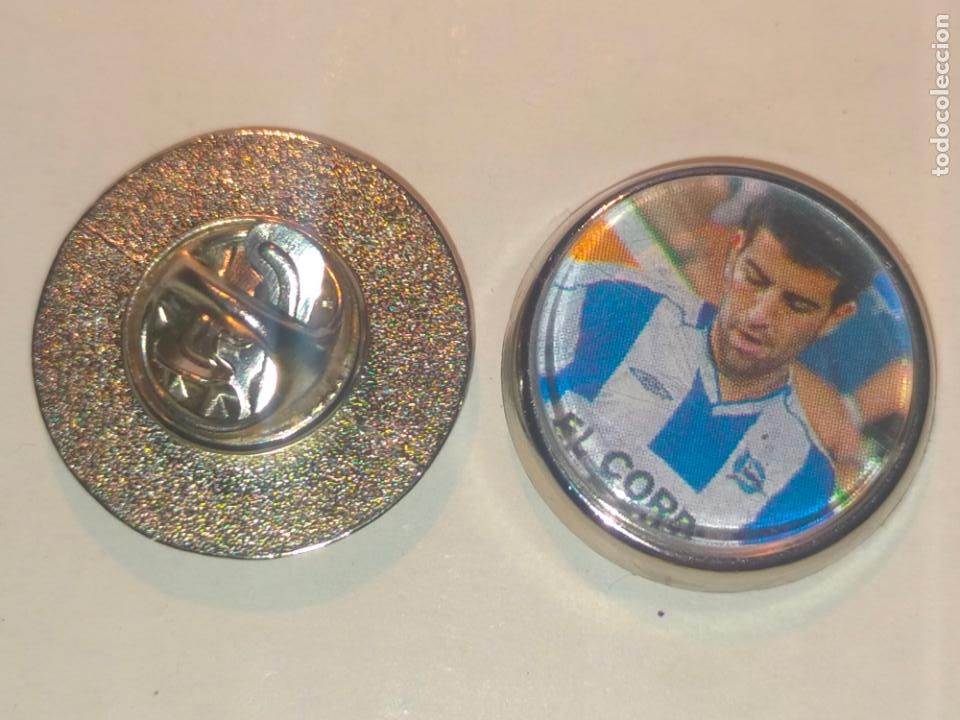 Collection pins: PIN REDONDO METAL - FUTBOL CLUB DEPORTIVO ALAV&Eacute;S JUGADOR PLANTILLA EQUIPO