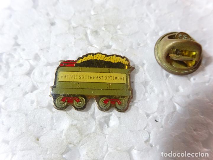 Pins de colecci&oacute;n: PIN DE TRENES FERROCARRILES. VAG&Oacute;N PACIFIC SOUTHEAST OPTIMIST