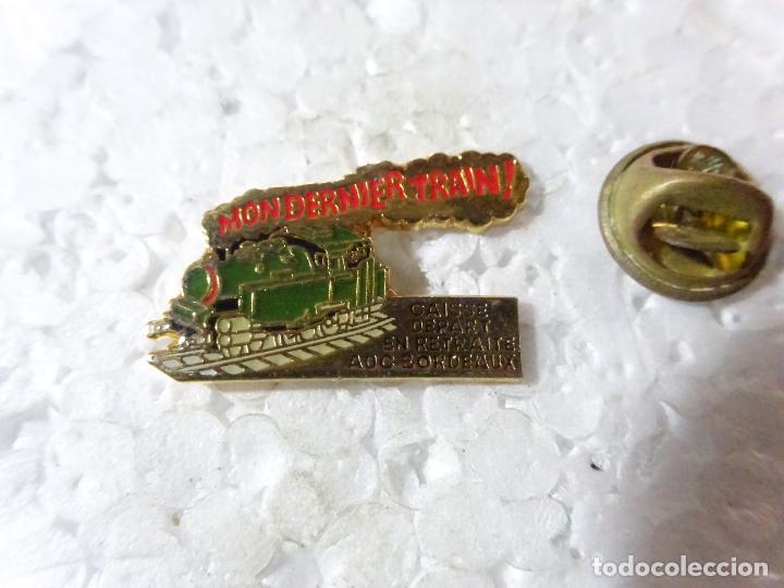 Pins de cole&ccedil;&atilde;o: PIN DE TRENES FERROCARRILES. LOCOMOTORA VAPOR BURDEOS CAISSE DEPART