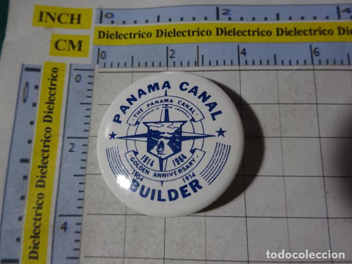Collection pins: BROCHE CHAPA TURISMO BARCOS NAVIERA. EL CANAL DE PANAM&Aacute; BUILDER 1914 1964 GOLDEN ANNIVERSARY