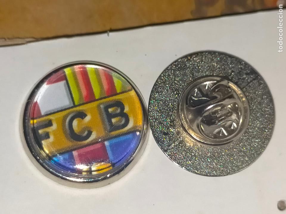 Collection pins: PIN REDONDO METAL - FUTBOL EQUIPO club Barcelona escudo