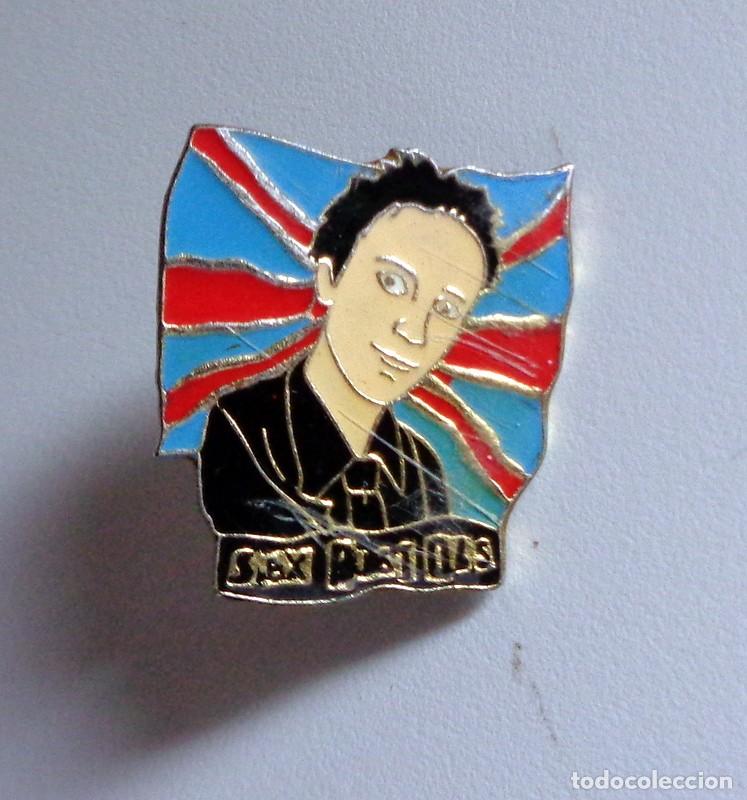 Pins de colecci&oacute;n: Broche Insignia PIN M&Uacute;SICA PUNK ROCK SEX PISTOLS SID VICIOUS 25x25mm