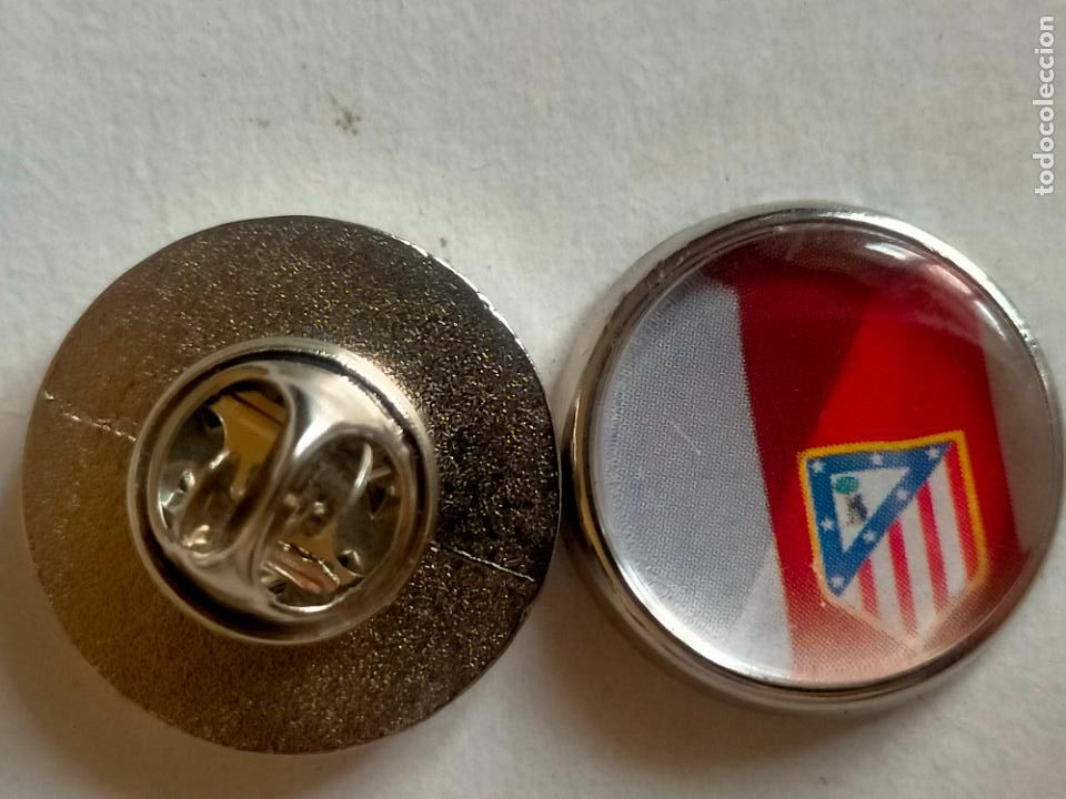 Sammlung von Pins: PIN REDONDO METAL - FUTBOL EQUIPO ESCUDO AT. Atletico De Madrid
