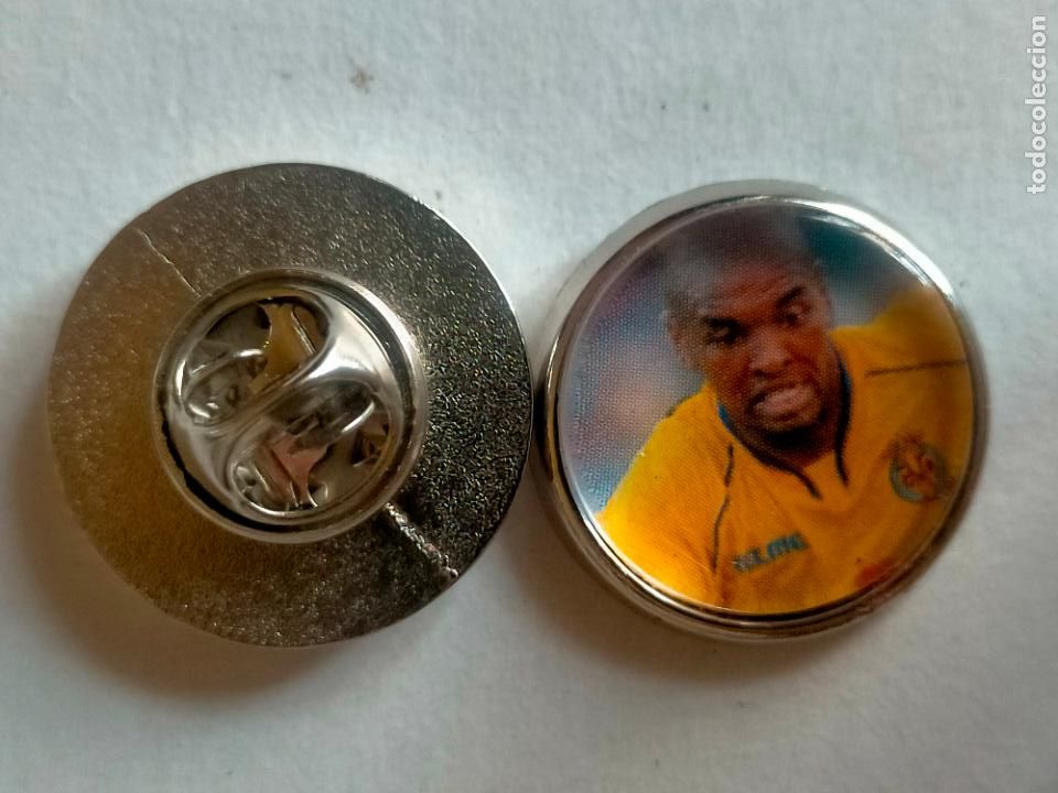 Collection pins: PIN REDONDO METAL - FUTBOL EQUIPO COMPONENTE O JUGADOR DEL CLUB - VILLARREAL