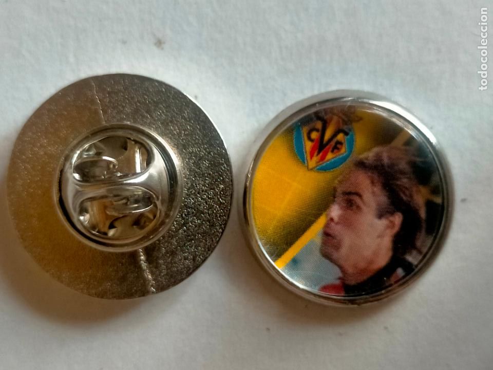 Collection pins: PIN REDONDO METAL - FUTBOL EQUIPO COMPONENTE O JUGADOR DEL CLUB - VILLARREAL