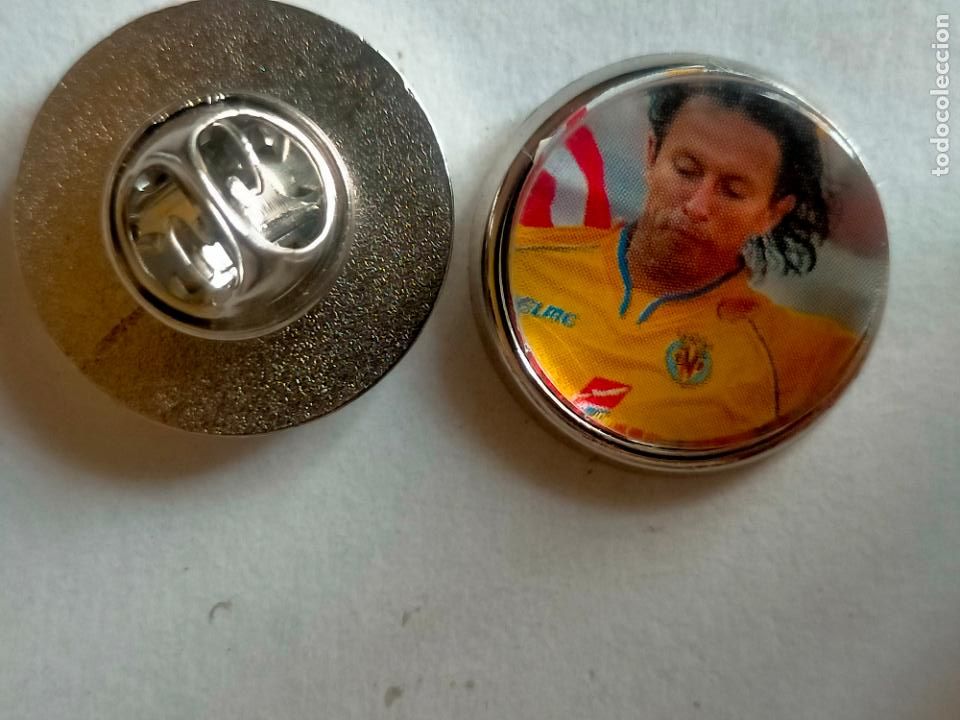 Collection pins: PIN REDONDO METAL - FUTBOL EQUIPO COMPONENTE O JUGADOR DEL CLUB - VILLARREAL